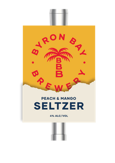 Byron Bay Peach & Mango Seltzer Keg 50L