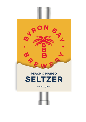 Byron Bay Peach & Mango Seltzer Keg 50L