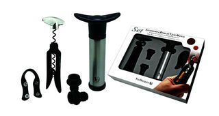 Corkscrew & Vacuum Pump Gift Set