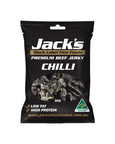 Jacks Chilli Beef Jerky 50g