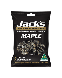 Jacks Maple Beef Jerky 50g