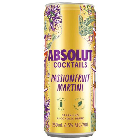 Absolut Passionfruit Martini 250ml x24