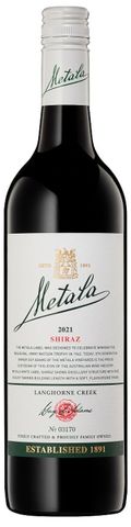 Metala White Label Shiraz 750ml