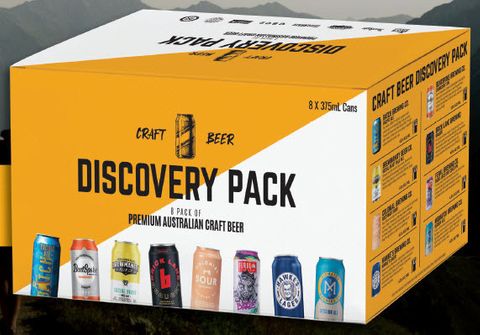 Craft Beer Discovery 8 Pack Can 375ml x2