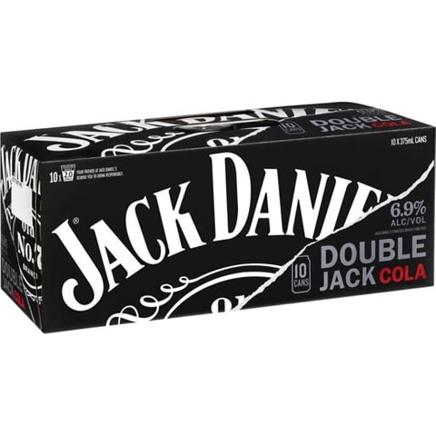 Jack Daniel DOUBLE ZERO 375ml Can 10PKx2