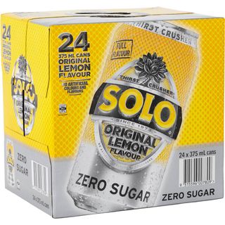 Solo Lemon ZERO Can 375ml x24
