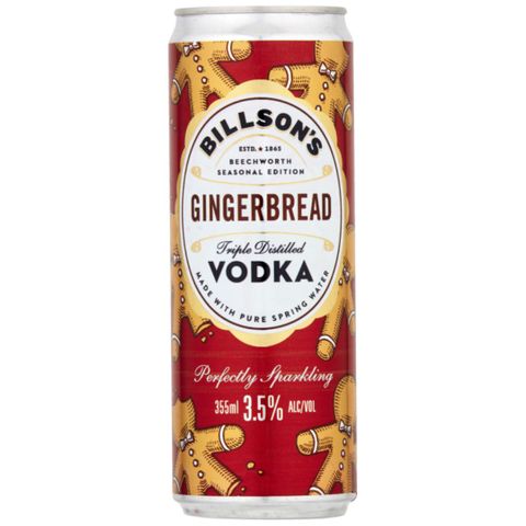 Billsons Vodka & Gingerbread 355ml x24