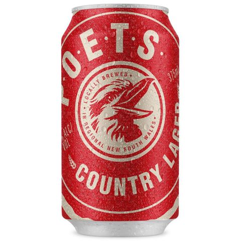 Poets Country Lager 4.2% 375ml 30 Block