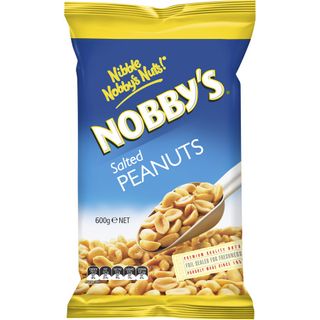 Nobbys Salted Peanuts 600g x10