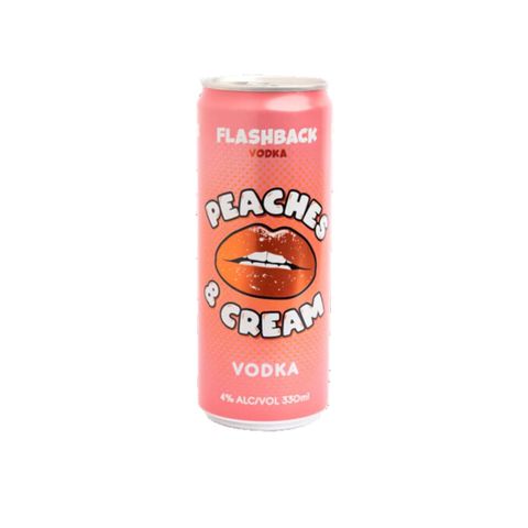 Flashback Vodka Peaches & Cream 330mlx24