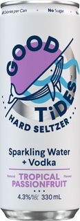 Good Tides Passionfruit Seltzer 330mlx24