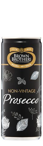Brown Bros Prosecco NV CAN 250ml x24