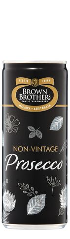 Brown Brothers Prosecco NV CAN 250ml x24