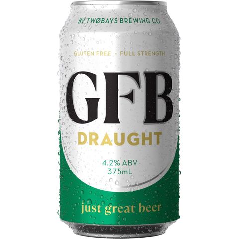 Two Bays GFB Draught (GF) Can 375ml x24