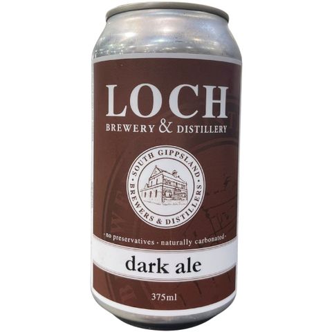 Loch Dark Ale Can 375ml x16