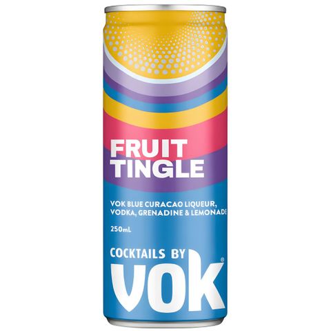 VOK Cocktail Fruit Tingle Can 250ml x24