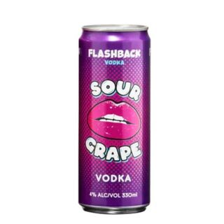 Flashback Vodka Dbl Grape 8% Can 330-24