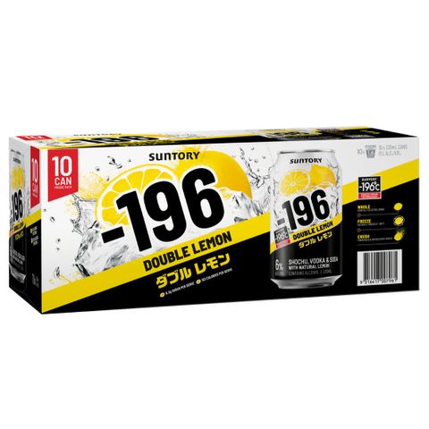 Suntory 196 Double Lemon 6% 330ml 3x10pk