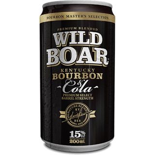 Wild Boar Bourbon & Cola 15% 200ml x24