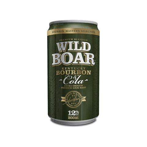 Wild Boar Rum & Cola 12% 200ml x24