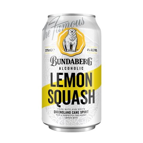 Bundaberg Lemon Squash Can 375ml x24
