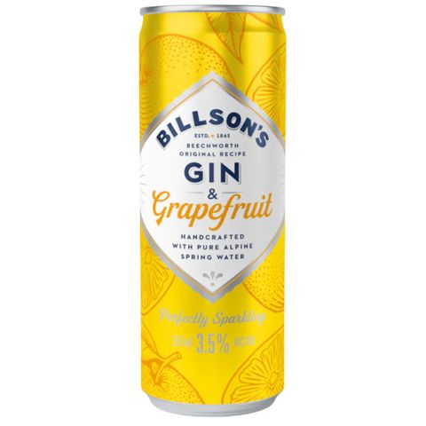 Billsons Gin & Grapefruit Can 355ml x24