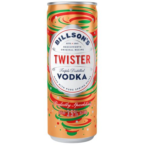 Billsons Vodka & Twister Can 355ml x24