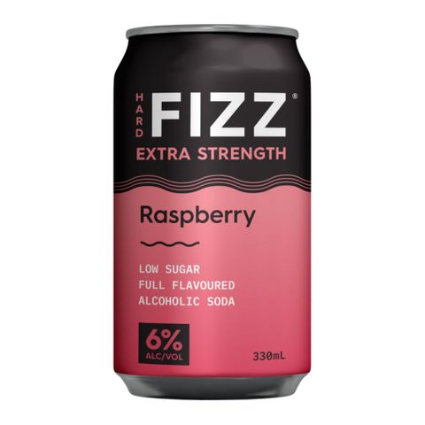 Hard Fizz Raspberry Seltzer 330ml x16