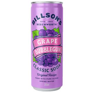 Billsons Grape Bubblegum SODA 355ml x12