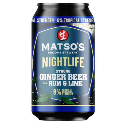 Matsos Nightlife Rum Lime 6% 330ml x24