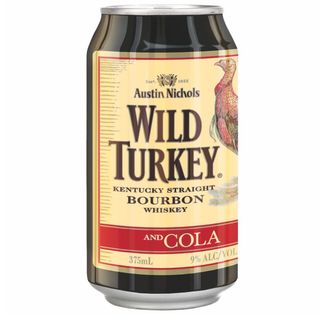 Wild Turkey Heritage 9% Can 375ml x24