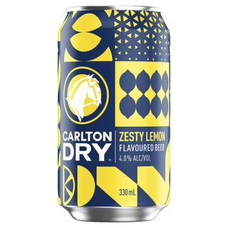 Carlton Dry Zesty Lemon Can 330ml x24