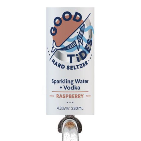 Good Tides Raspberry Seltzer Keg 49.5L