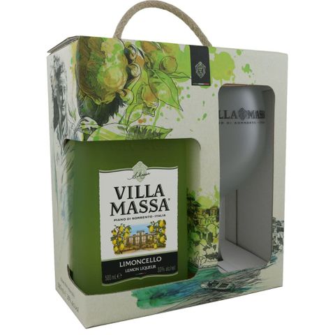 Villa Massa & Glass Gift Pack 500ml