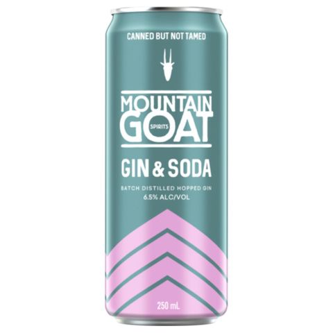 Mountain Goat Pink Gin & Soda 250ml x24