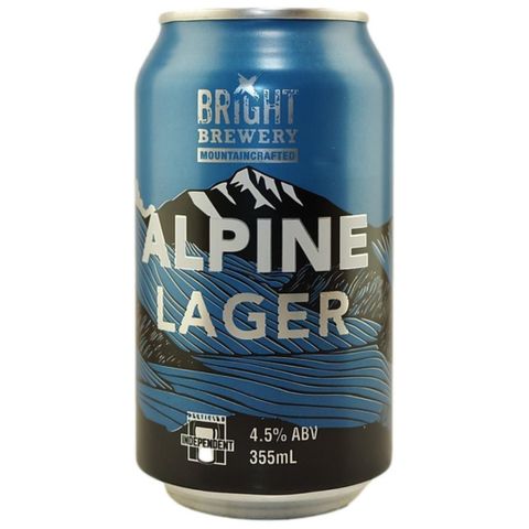 Bright Alpine Lager 355ml x24