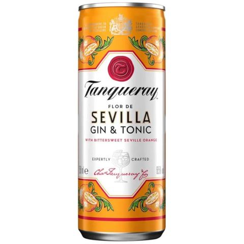 Tanqueray Sevilla & Soda Can 250ml x24