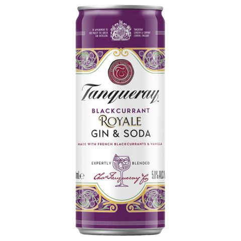 Tanqueray Royale Gin & Soda Can 250mlx24