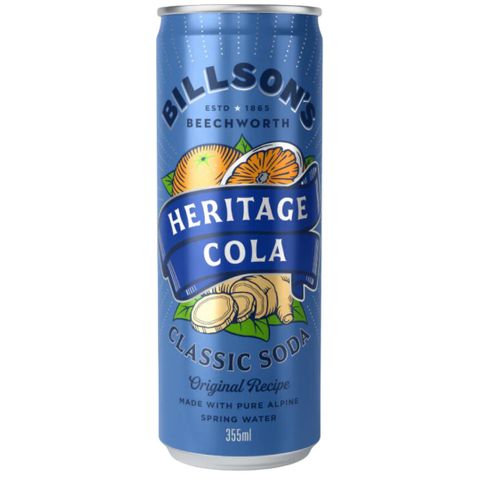 Billsons Heritage Cola SODA 355ml x12