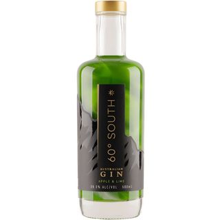 60 Degrees South Apple & Lime Glitter Gin 500ml
