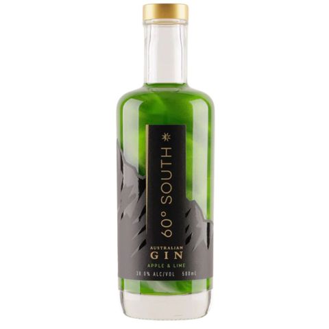 60 Degrees South Apple & Lime Glitter Gin 500ml