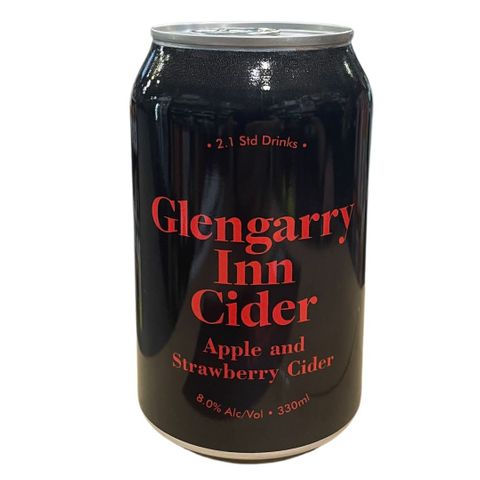 Glengarry Inn Apple & Strawb Can 330ml x24