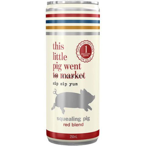 Squealing Pig Red Blend Can 250ml x24