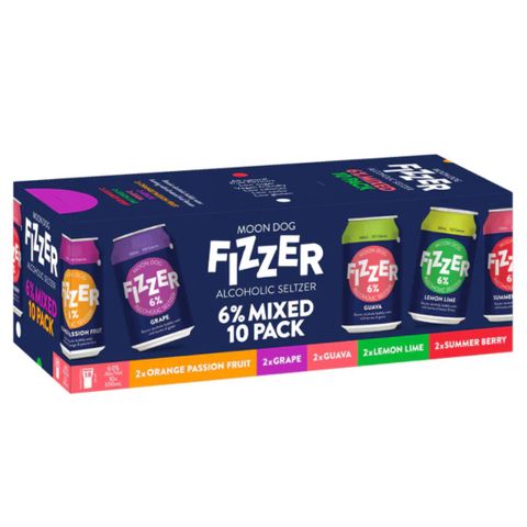 Fizzer Mixed Seltzer 6% 330ml 10 Pack x3