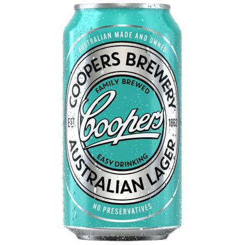 Coopers Australian Lager Can 375ml x24