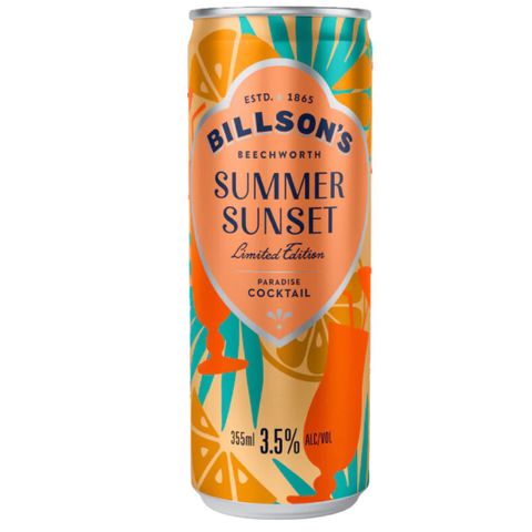 Billsons Vodka & Summer Sunset 355ml x24
