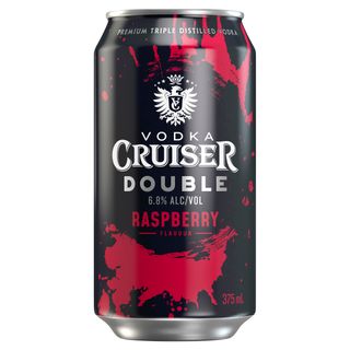 Cruiser Double Raspberry Can 375ml x24