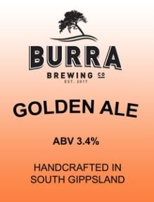 Burra Brewing Golden Ale Keg 50L