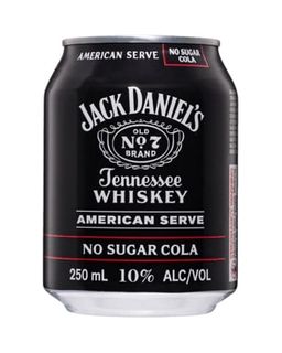 Jack Daniel Amer 10% & Zero 250ml x24