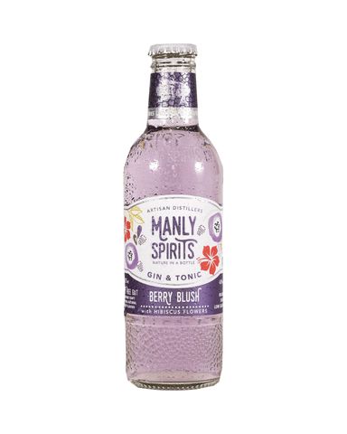 Manly Spirits Berry Gin & Tonic 275mlx24